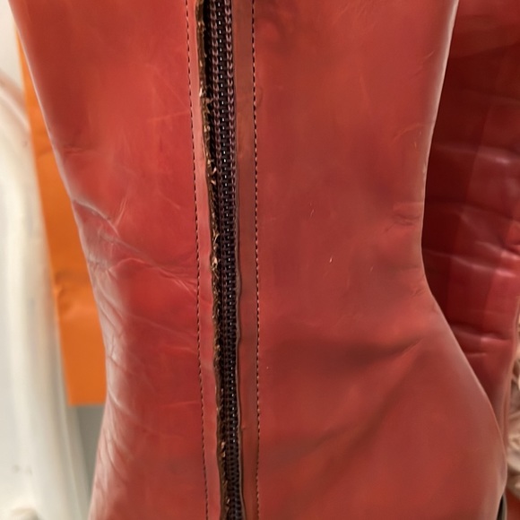 Wedge square toe boots - Picture 5 of 6